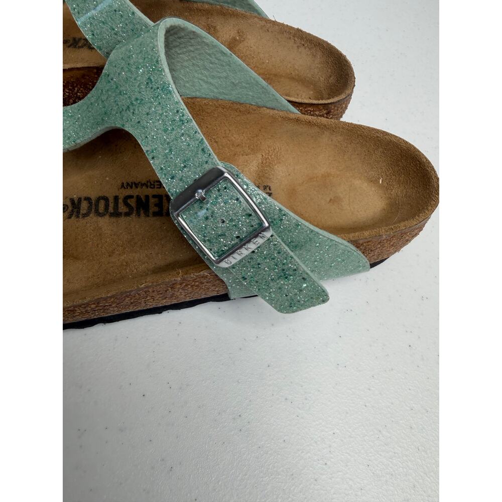 Birkenstock Gizeh Sandals EU 39 Cosmic Sparkle Mineral Beach Coastal Resort - Picture 11 of 11